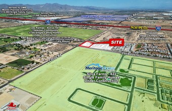 Citrus Rd and Van Buren, Goodyear, AZ - aerial  map view - Image1