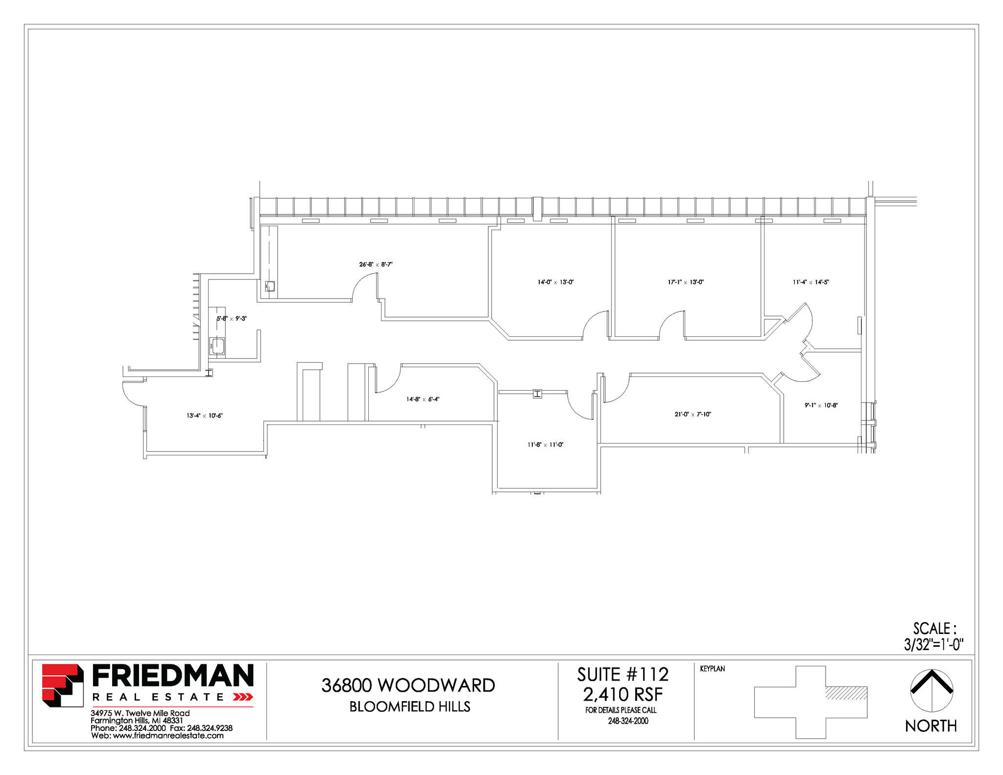 36800 Woodward Ave, Bloomfield Hills, MI for lease Floor Plan- Image 1 of 1
