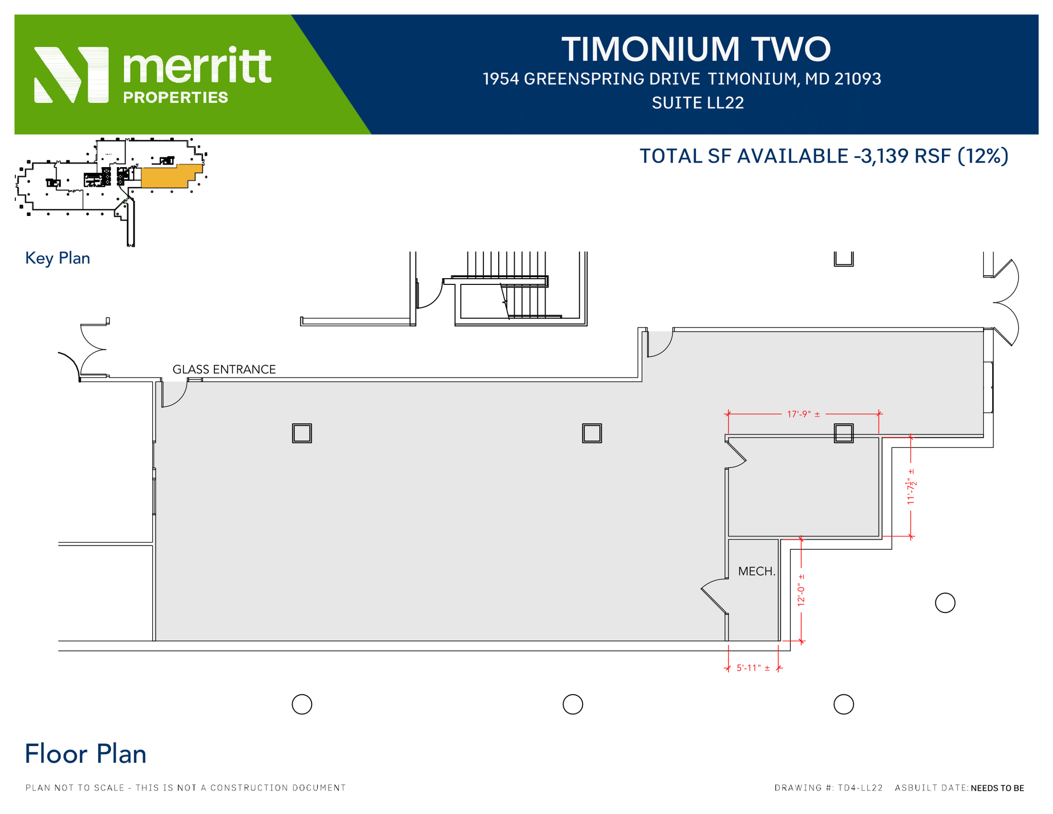 1966 Greenspring Dr, Timonium, MD for lease Floor Plan- Image 1 of 1