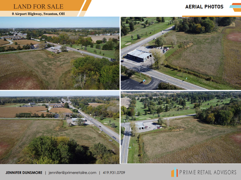 Airport Hwy, Swanton, OH for sale - Aerial - Image 3 of 3