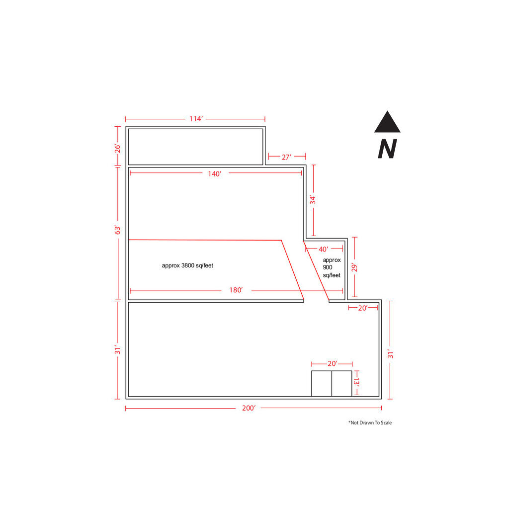 5820 S Alameda St, Vernon, CA for lease Typical Floor Plan- Image 1 of 1