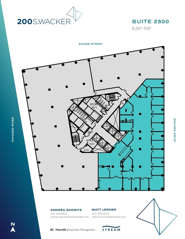 200 S Wacker Dr, Chicago, IL for lease Floor Plan- Image 1 of 1