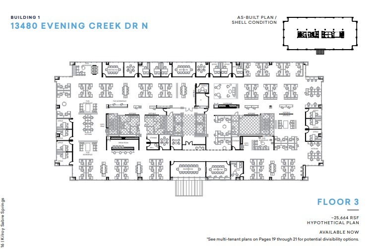 13520 Evening Creek Dr N, San Diego, CA for lease Floor Plan- Image 1 of 4