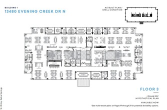 13520 Evening Creek Dr N, San Diego, CA for lease Floor Plan- Image 1 of 4