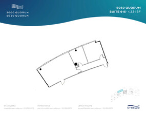 5050 Quorum Dr, Dallas, TX for lease Floor Plan- Image 2 of 2