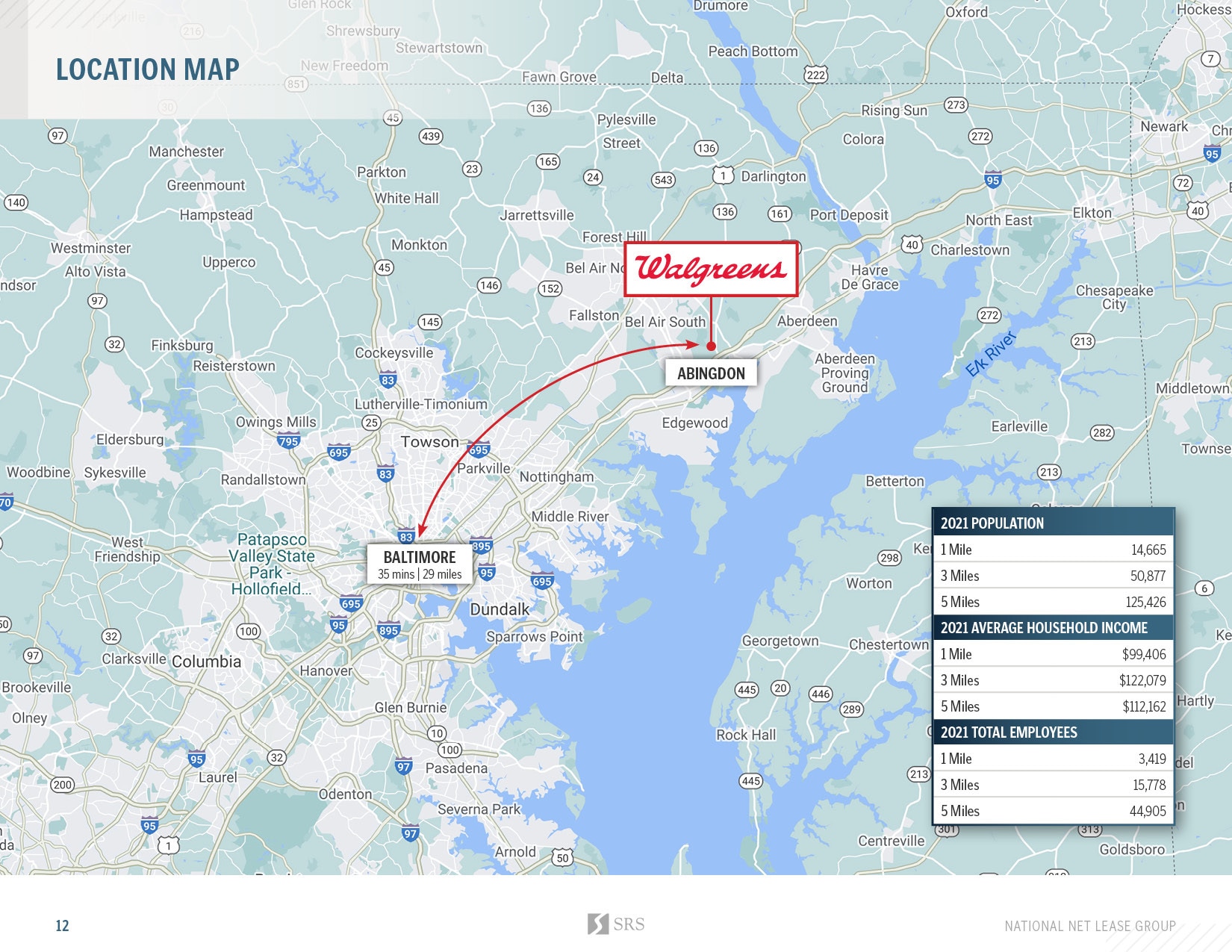 3005 Emmorton Rd, Abingdon, MD 21009 Walgreens w/ DriveThr Corp