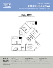 200 E Las Olas Blvd, Fort Lauderdale, FL for lease Floor Plan- Image 1 of 1