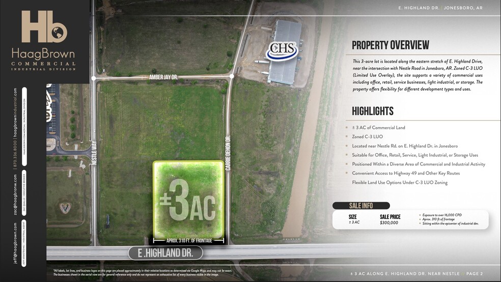 E. Highland dr, Jonesboro, AR for sale - Building Photo - Image 2 of 7