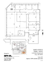 1282 Kirts Blvd, Troy, MI for lease Floor Plan- Image 1 of 1