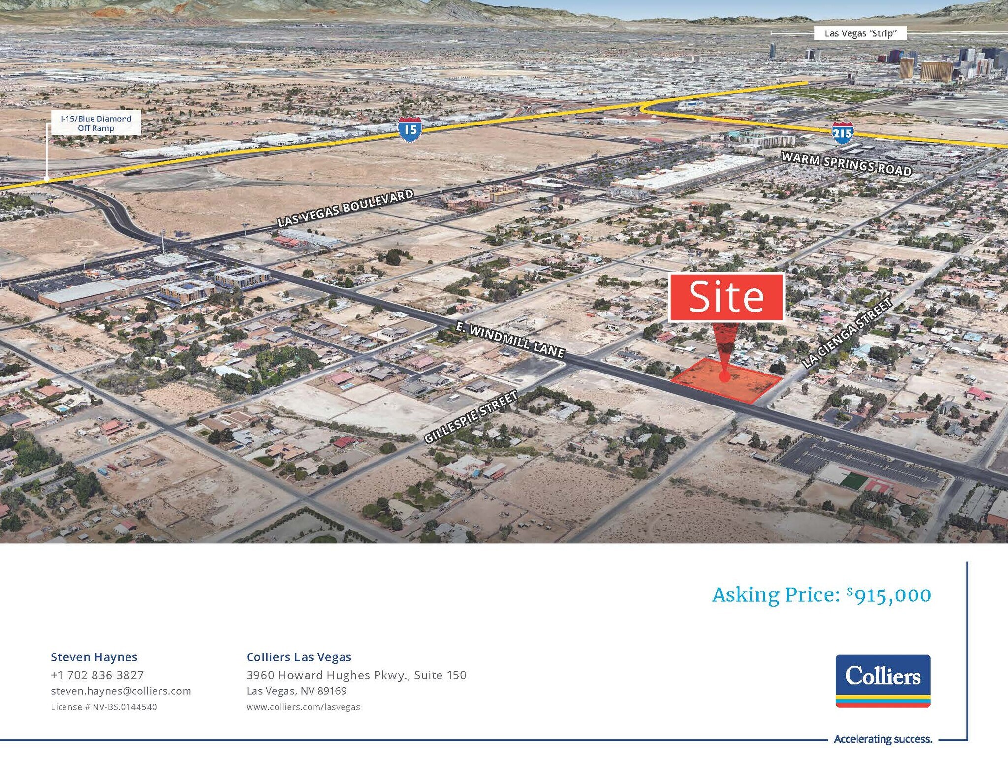 Windmill Ln, Las Vegas, NV for sale Aerial- Image 1 of 1