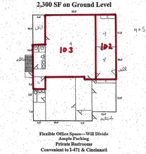 880 Alexandria Pike, Fort Thomas, KY for lease Floor Plan- Image 1 of 5