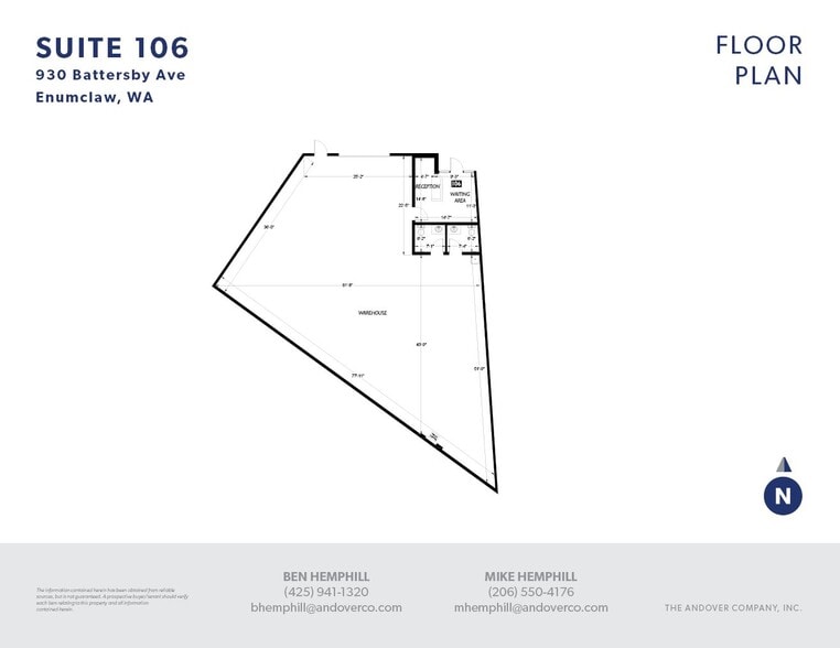 702-903 Battersby Ave, Enumclaw, WA for lease - Floor Plan - Image 3 of 4