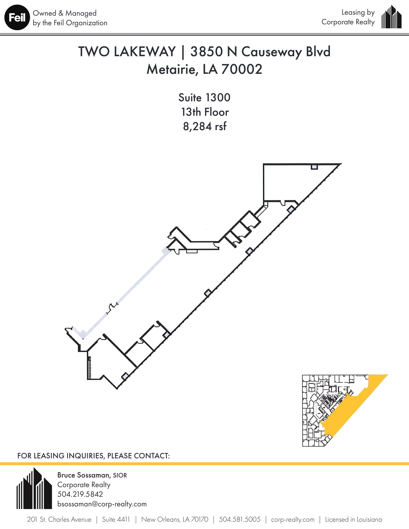 3900 N Causeway Blvd, Metairie, LA for lease Site Plan- Image 1 of 1