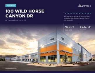 More details for 100 Wild Horse Cyn, Sparks, NV - Industrial for Lease