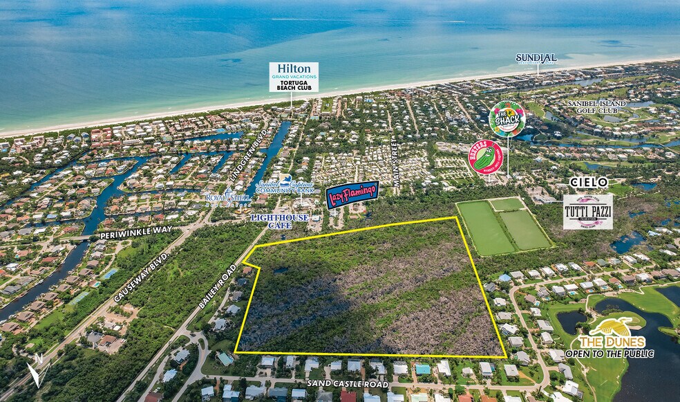 00 Bailey Rd, Sanibel, FL for sale - Aerial - Image 2 of 9