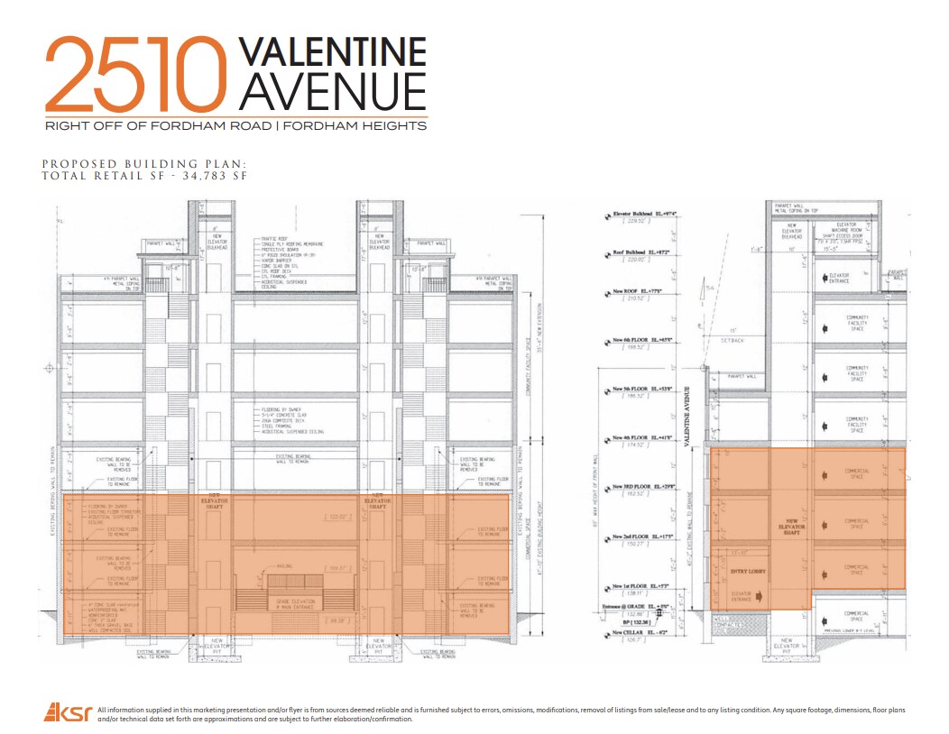 2510 Valentine Ave, Bronx, NY for lease Floor Plan- Image 1 of 3