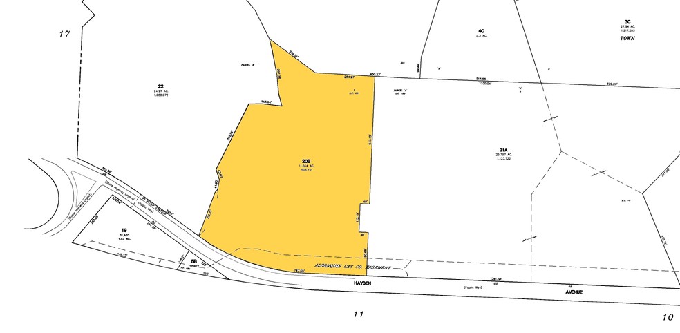 65 Hayden Ave, Lexington, MA for lease - Plat Map - Image 2 of 9