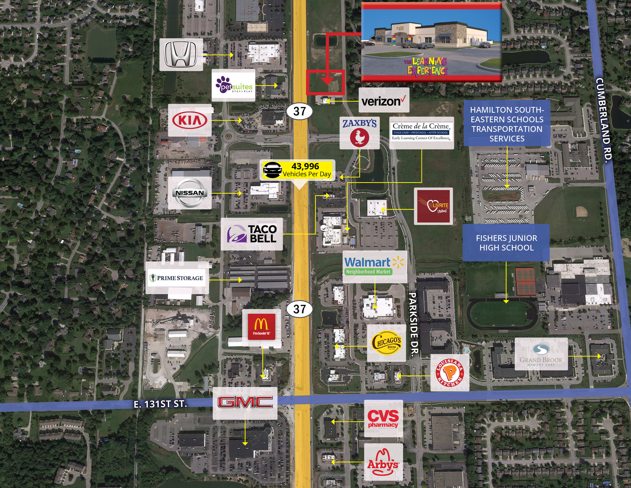 Learning Experience, Fishers, IN 46038 - Rare 20 Yr. Lease- 1st Center ...