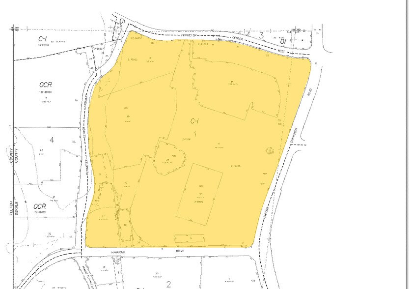 4400 Ashford Dunwoody Rd NE, Atlanta, GA for sale - Plat Map - Image 1 of 1