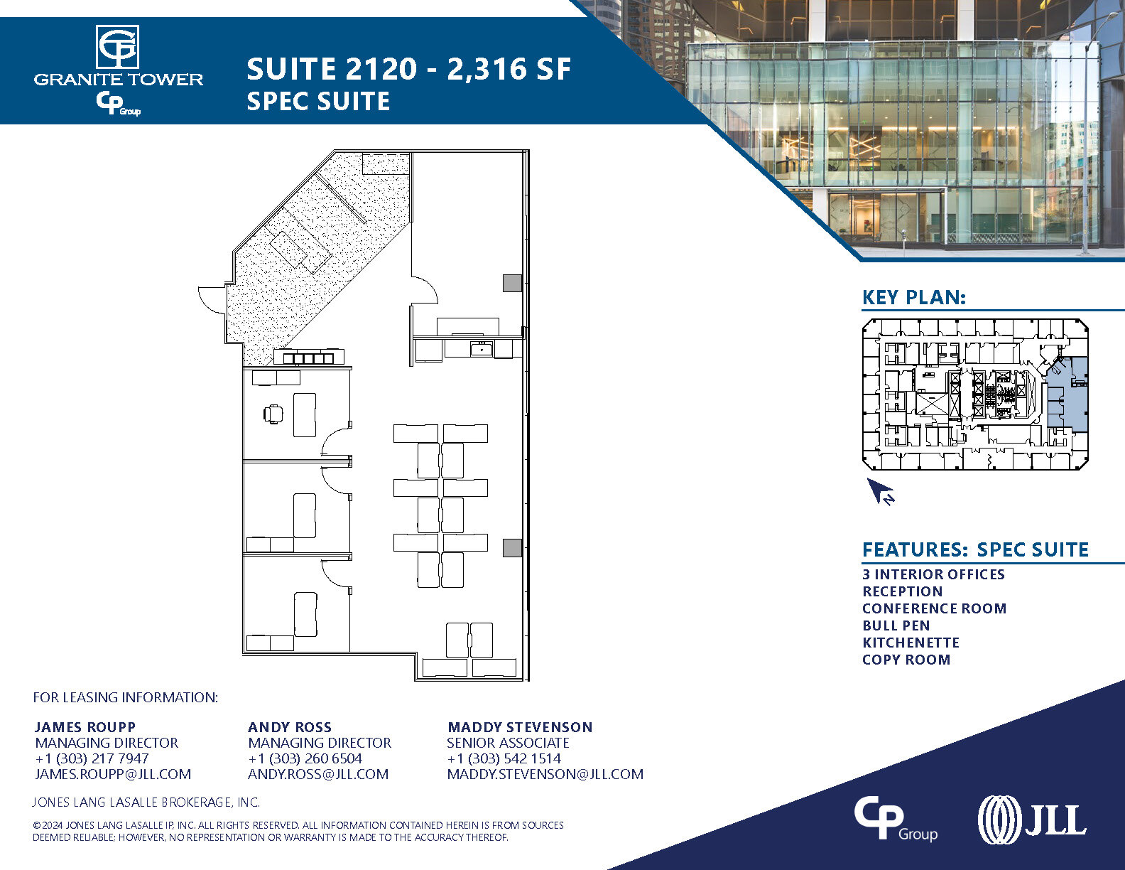 1099 18th St, Denver, CO for lease Floor Plan- Image 1 of 1