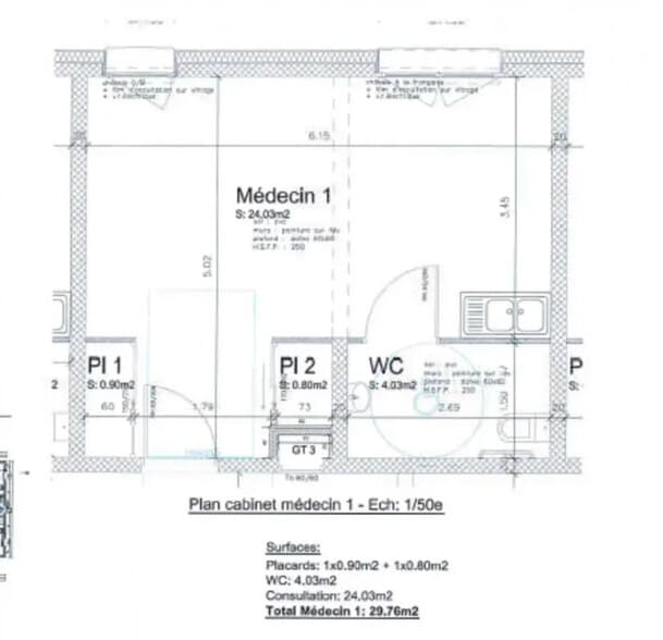 Office in for lease - Floor Plan - Image 2 of 4