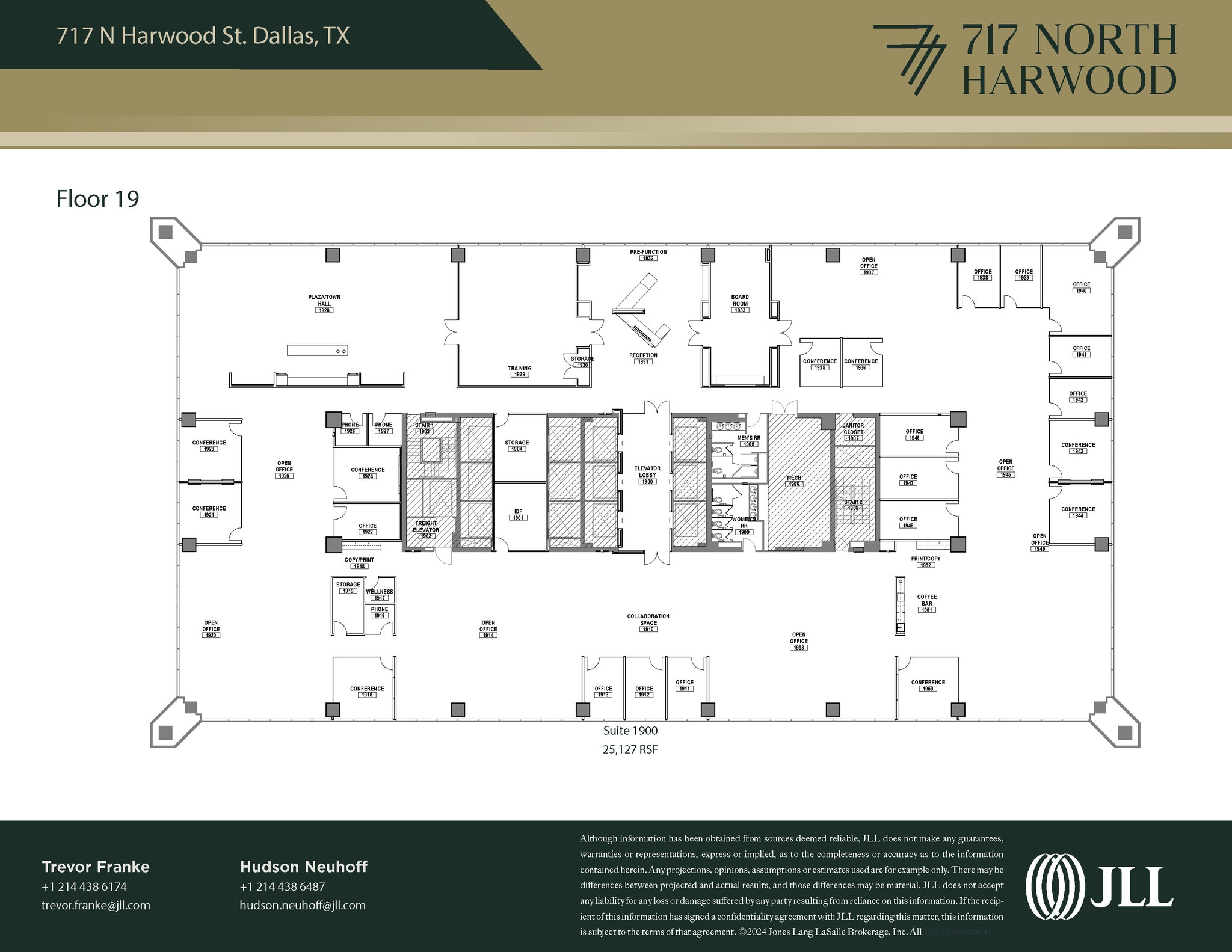 717 N Harwood St, Dallas, TX for lease Floor Plan- Image 1 of 1