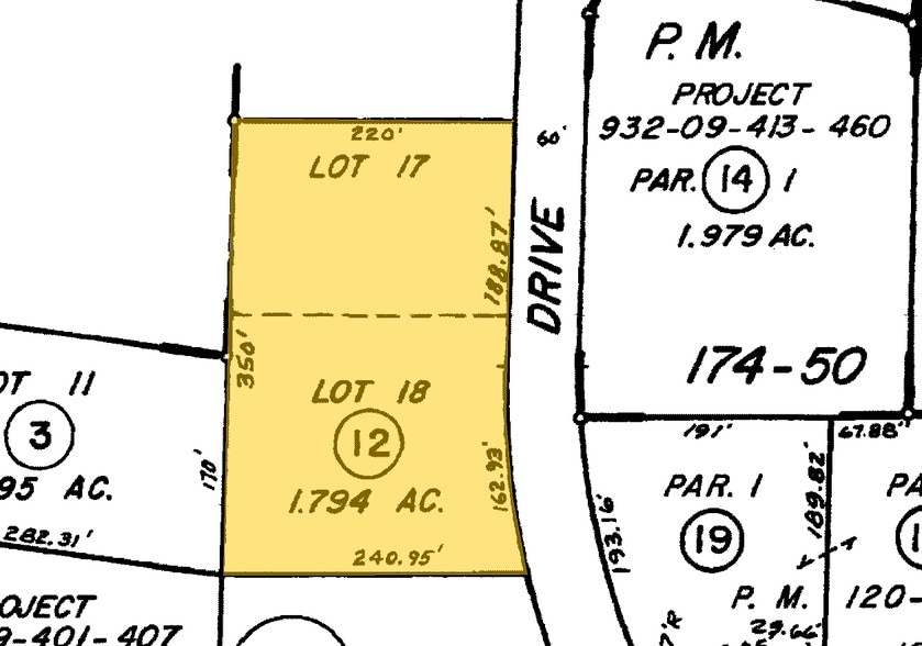 23221 Peralta Dr, Laguna Hills, CA for lease - Plat Map - Image 3 of 12