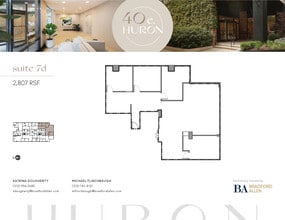 40 E Huron St, Chicago, IL for lease Floor Plan- Image 2 of 7