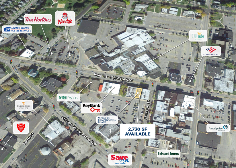 83 Main St, Batavia, NY for lease - Aerial - Image 2 of 3