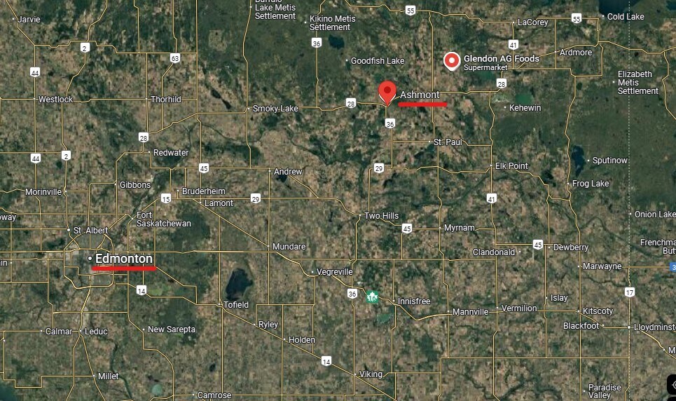 4117 Main St, St Paul County No 19, AB for lease - Aerial - Image 1 of 2