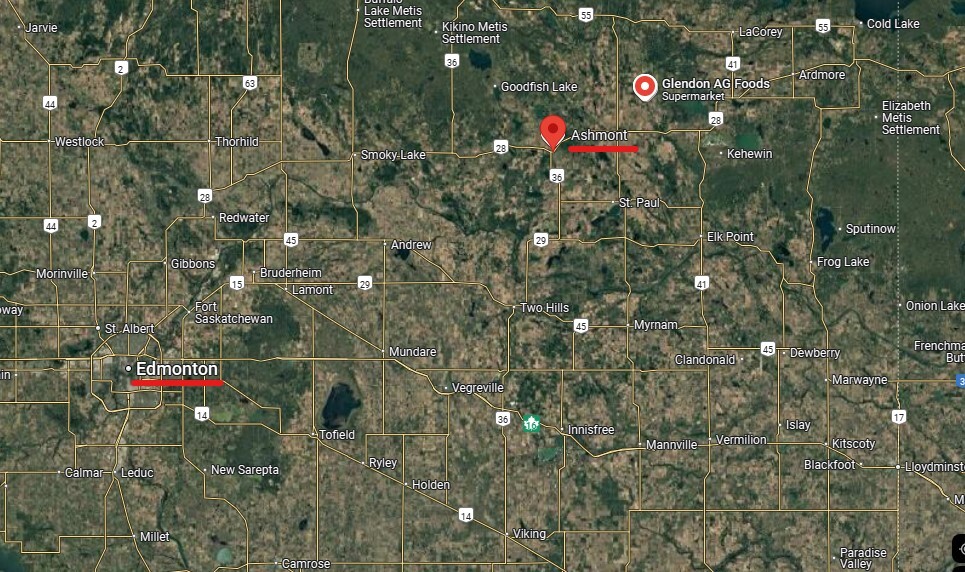 4117 Main St, St Paul County No 19, AB for lease Aerial- Image 1 of 3