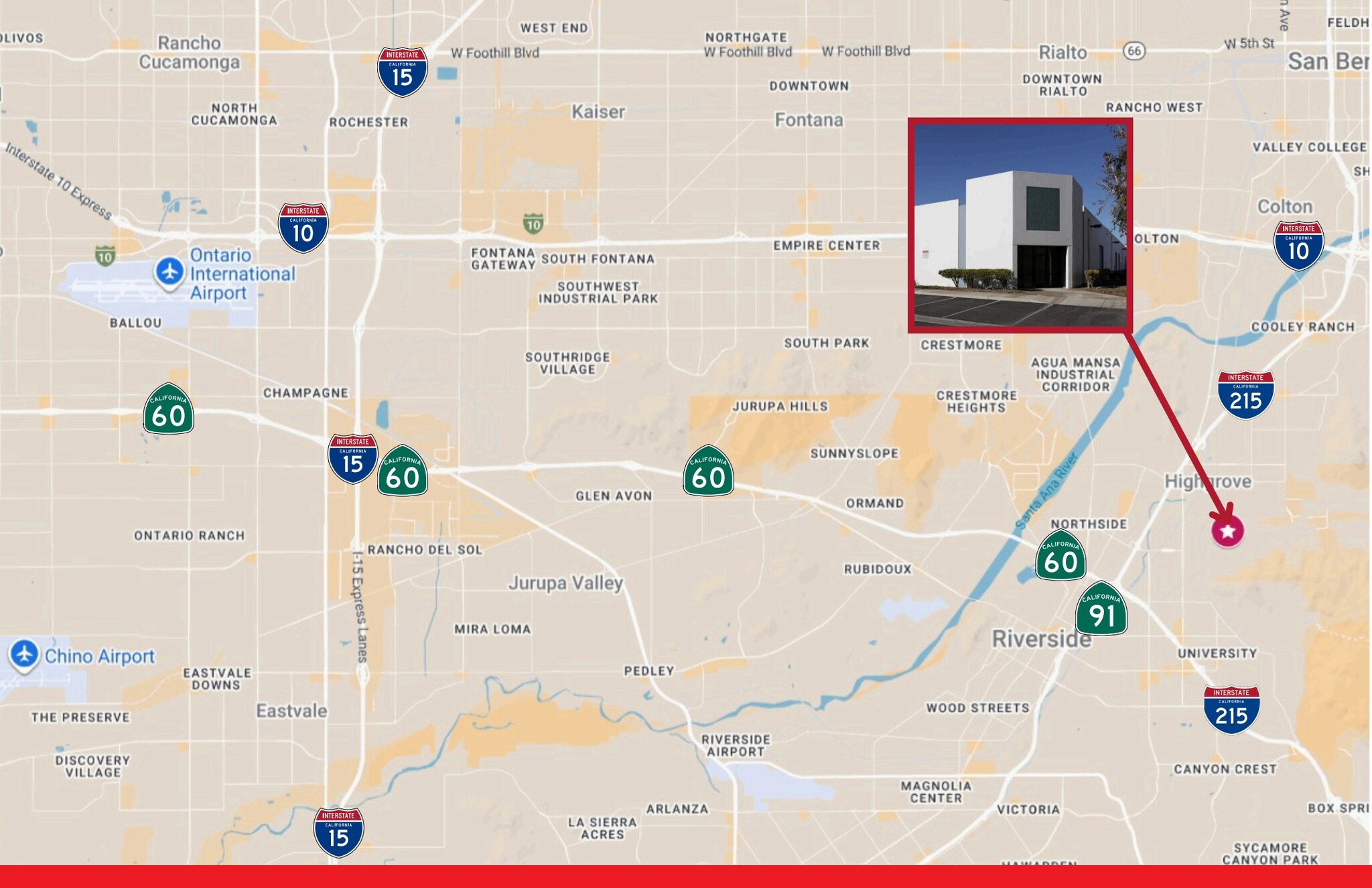 783 Palmyrita Ave, Riverside, CA for lease Map- Image 1 of 1