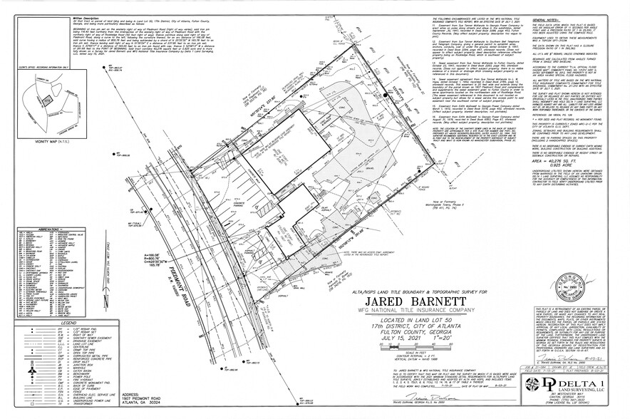 1913 NE Piedmont Rd, Atlanta, GA for sale - Site Plan - Image 2 of 9