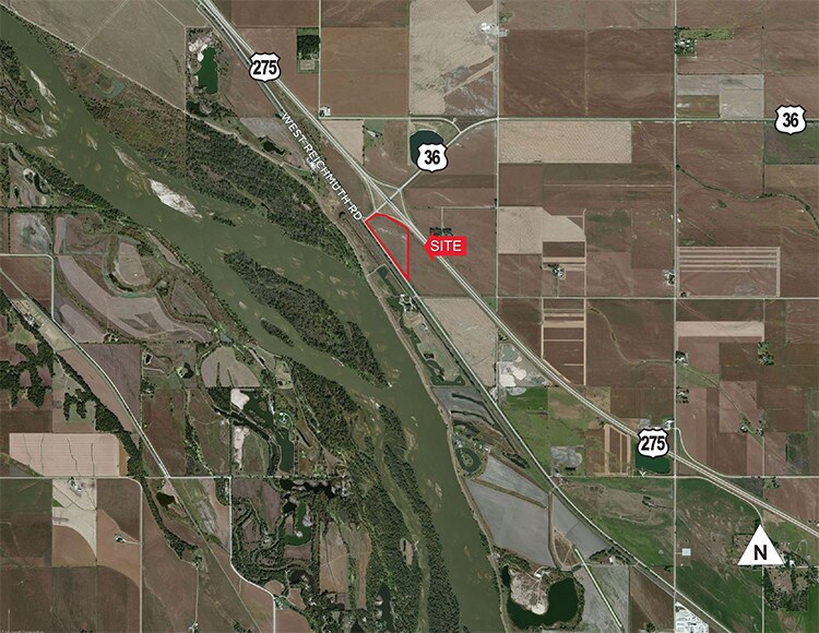 Highway 275 & Highway 36 Interchange, Valley, NE for sale Aerial- Image 1 of 1