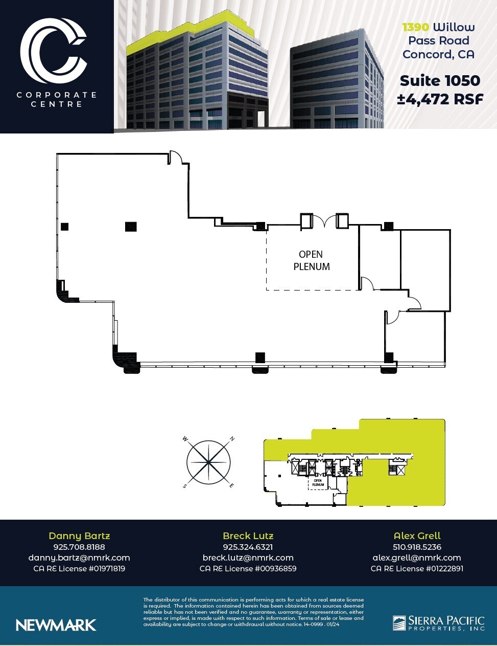 1390 Willow Pass Rd, Concord, CA for lease Floor Plan- Image 1 of 1
