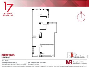 17 N State St, Chicago, IL for lease Floor Plan- Image 1 of 1