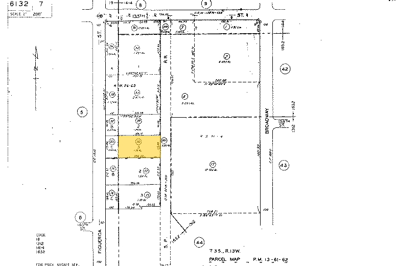 13812 S Figueroa St, Los Angeles, CA for sale - Plat Map - Image 2 of 2