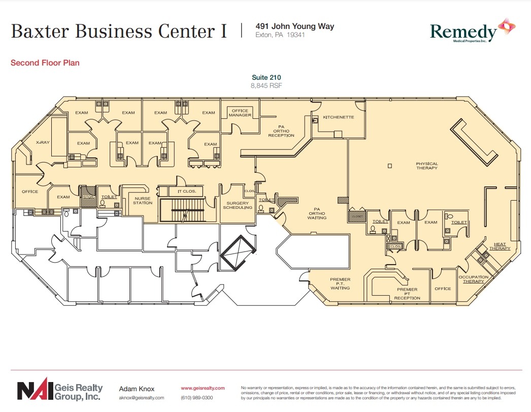 470 John Young Way, Exton, PA for lease Floor Plan- Image 1 of 1