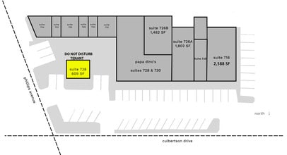 718-744 Culbertson Dr, Oklahoma City, OK for lease Site Plan- Image 2 of 2