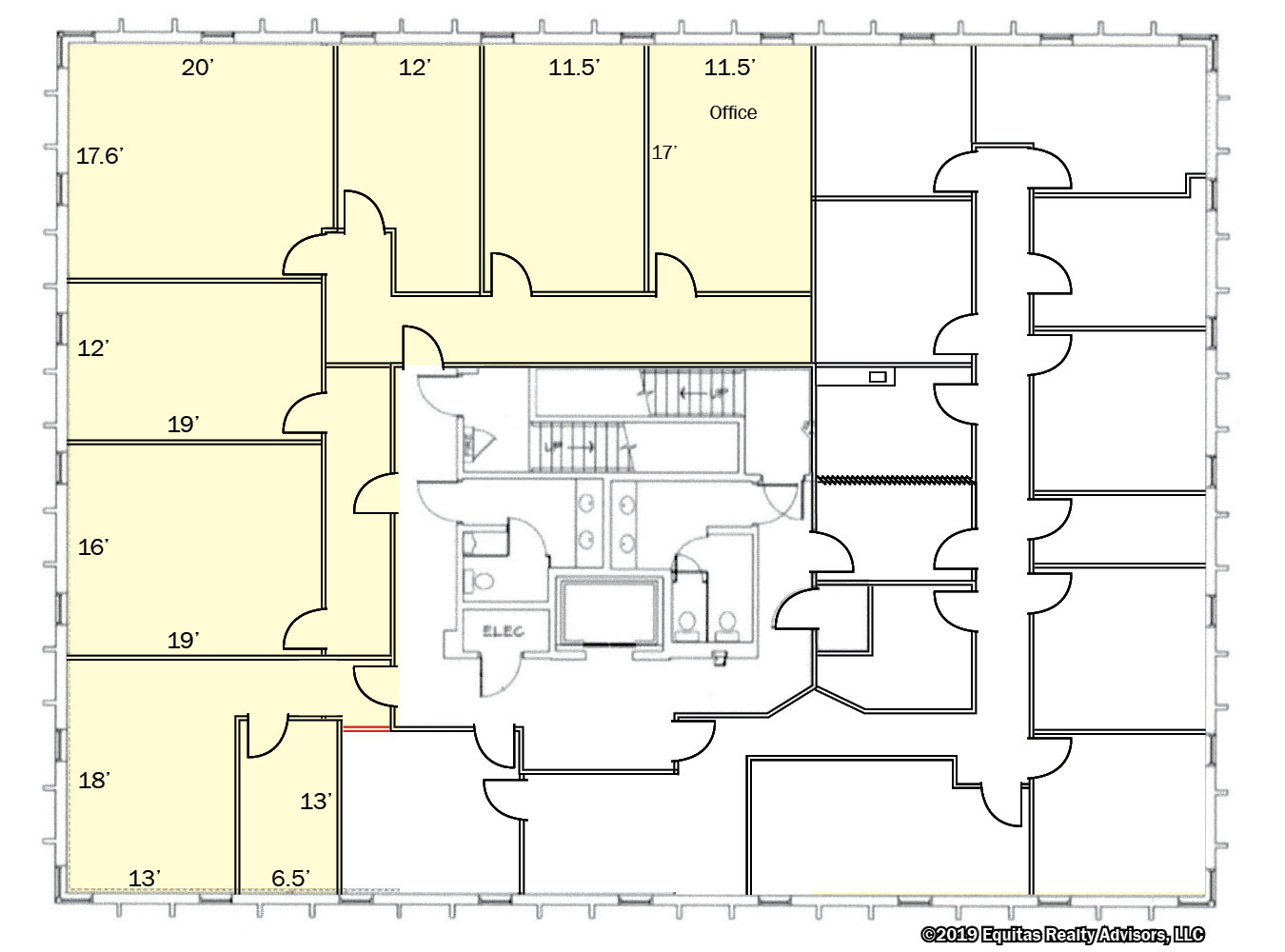 2816 E 51st St, Tulsa, OK for lease Floor Plan- Image 1 of 2