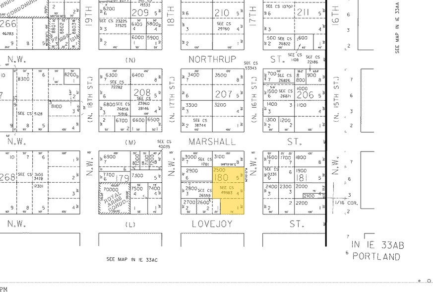 1015 NW 17th Ave, Portland, OR for sale - Plat Map - Image 2 of 5