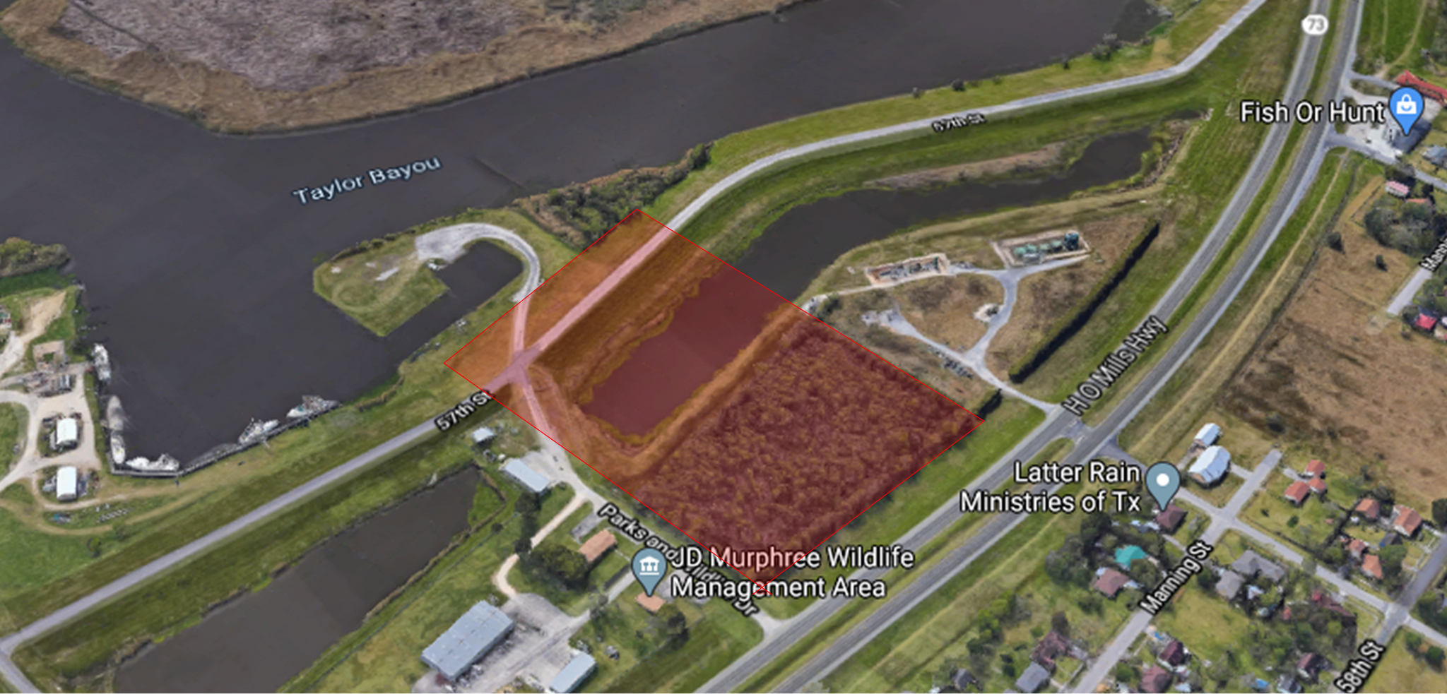 Highway 73, Port Arthur, TX for sale Aerial- Image 1 of 1