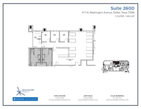 411 N Washington Ave, Dallas, TX for lease Floor Plan- Image 1 of 1