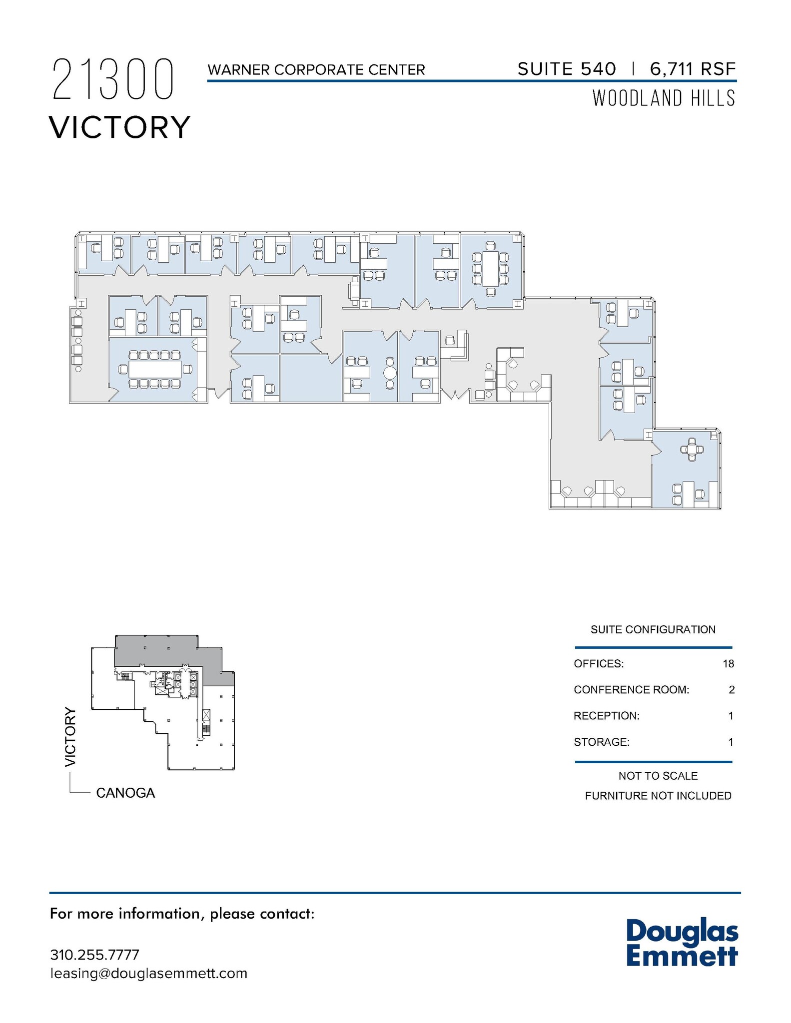 21300 Victory Blvd, Woodland Hills, CA for lease Floor Plan- Image 1 of 1