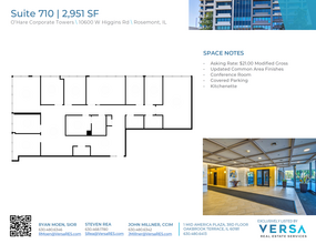 10600 W Higgins Rd, Rosemont, IL for lease Floor Plan- Image 1 of 1