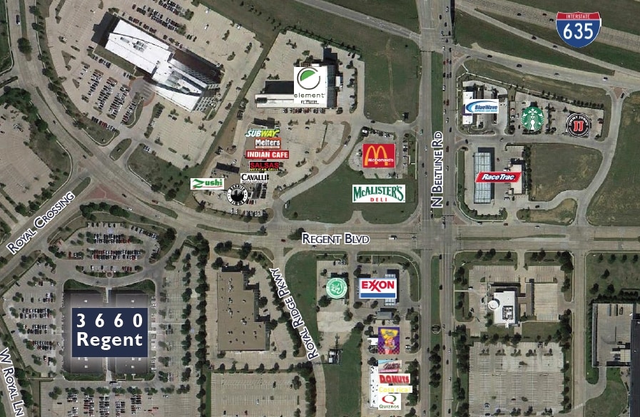 3660 Regent Blvd, Irving, TX for lease - Aerial - Image 2 of 8