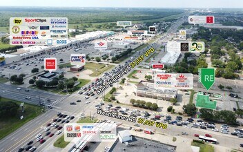 14540 Westheimer Rd, Houston, TX - AERIAL  map view