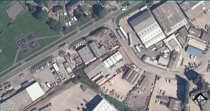 Unit 15 Turner Cres, Newcastle Under Lyme, STS - aerial  map view