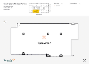 9601 Blackwell Rd, Rockville, MD for lease Floor Plan- Image 1 of 3