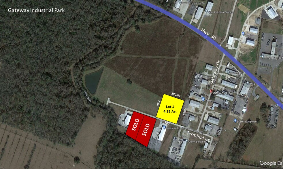 Lot 1 Terminal Ct., Geismar, LA for sale - Primary Photo - Image 1 of 1